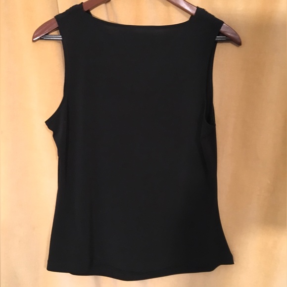 EUC. Black Calvin Klein Cowl Neck top. Size M. - Picture 3 of 3